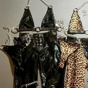 Toxic Vision Black Snake Print Razor TOP ONLY size Large